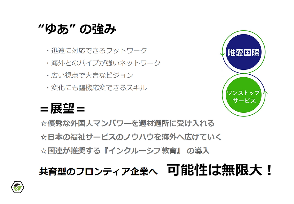 唯愛国際の強み